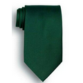 Hunter Green Polyester Satin Tie